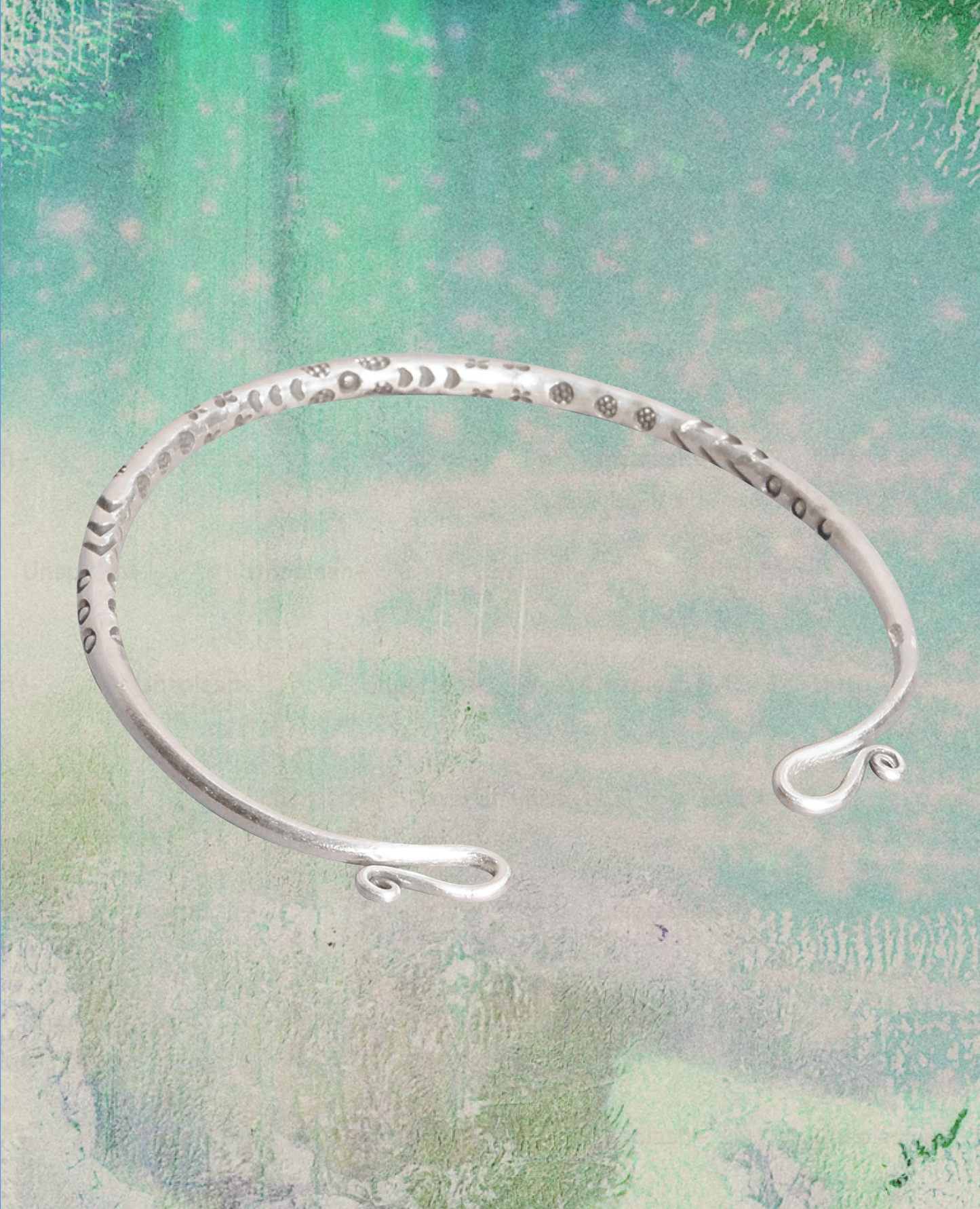 Handcrafted sterling silver bracelets