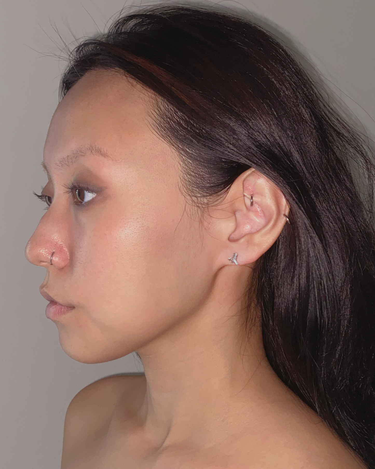 Sterling silver cowboy boot earrings